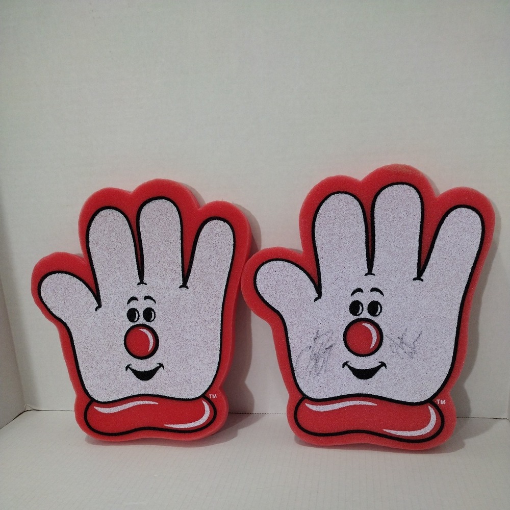 Hamburger Helper Foam Hand 2010 11" Advertising Collectible One Has Autograph